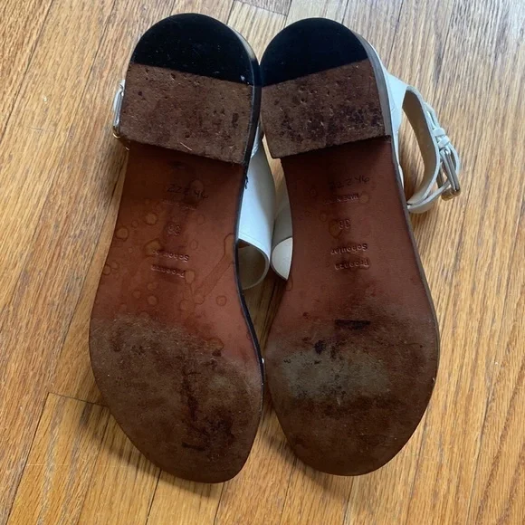 Proenza Schuler White Leather Sandals - Picture 5 of 8